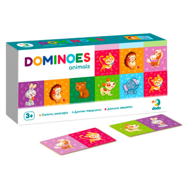 Joc de masă DoDo Dominoes animals 3+/ Domino photo 1 Joc de masă DoDo Dominoes animals 3+/ Domino photo 1