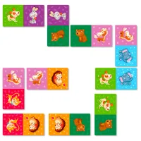 Настольная игра DoDo Dominoes animals 3+/ Домино photo 2