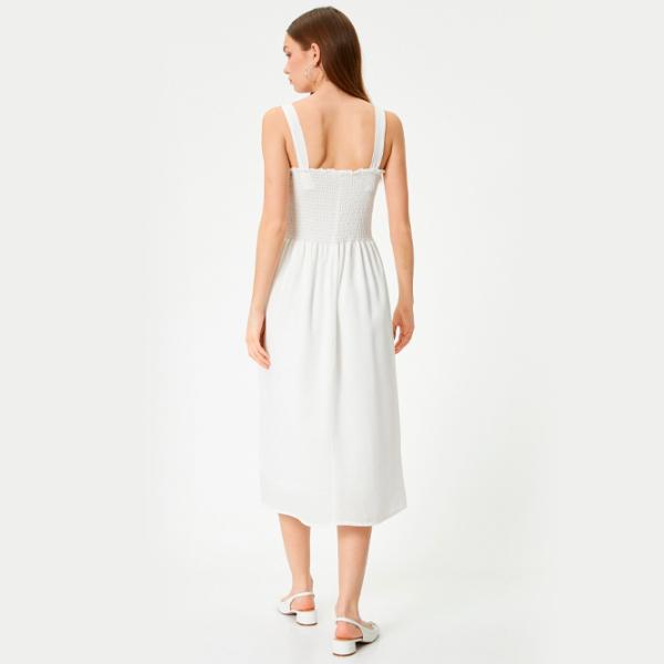 Платье для женщин Koton 4SAL80146IW XS/ Белый photo 2 Платье для женщин Koton 4SAL80146IW XS/ Белый photo 2