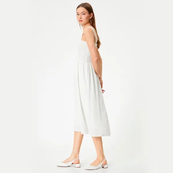 Платье для женщин Koton 4SAL80146IW XS/ Белый photo 3 Платье для женщин Koton 4SAL80146IW XS/ Белый photo 3