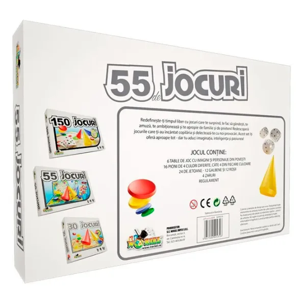 Joc de masă Noriel 55 De Jocuri Intr-Unul Singur 3+/ Dezvoltare photo 2