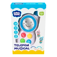 Интерактивная игрушка Noriel Minibo Telefon Muzical 12+ месяцев/ Голубой
