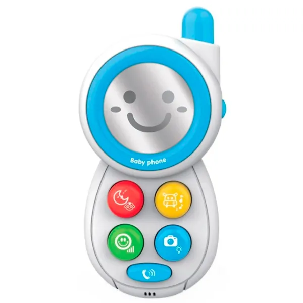 Интерактивная игрушка Noriel Minibo Telefon Muzical 12+ месяцев/ Голубой photo 4
