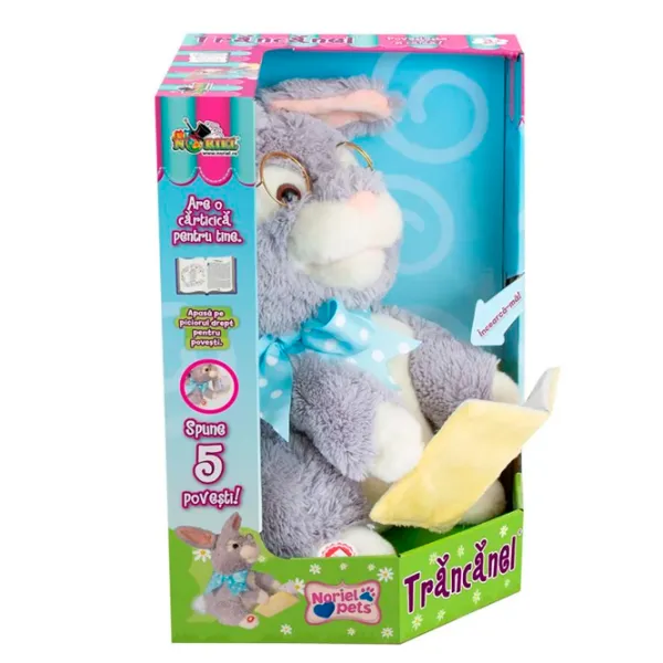 Интерактивная игрушка Noriel Noriel Pets Trancanel Iepurasul Povestitor 3+/ Серый photo 2