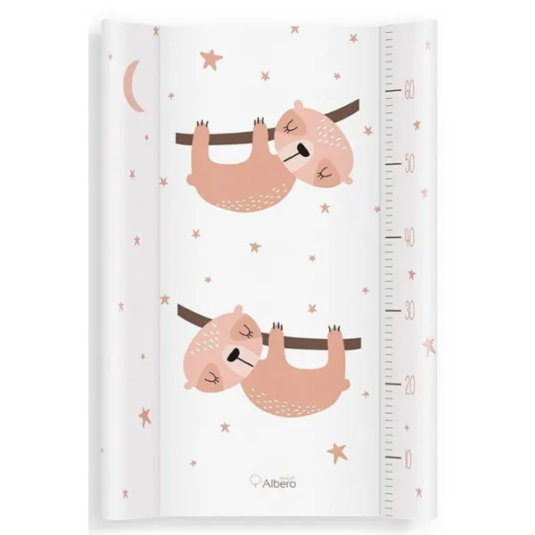 Saltea de înfăşat Albero Mio PT70 432 Sloths Unisex/ 0+/ White photo 1