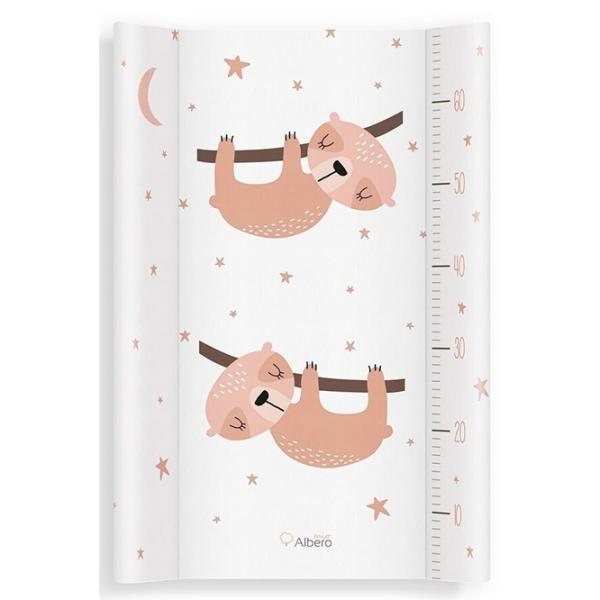 Saltea de înfăşat Albero Mio PT70 432 Sloths Unisex/ 0+/ White photo 1
