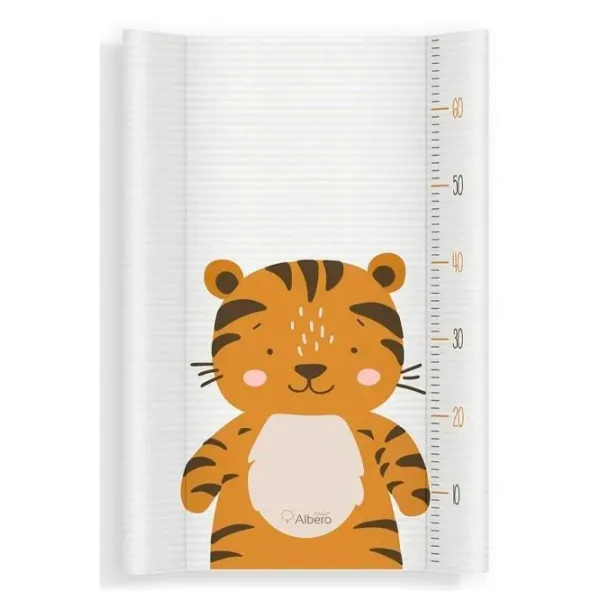 Пеленальный матрасик Albero Mio PT70 433 Little tiger Унисекс/ 0+/ Белый photo 1