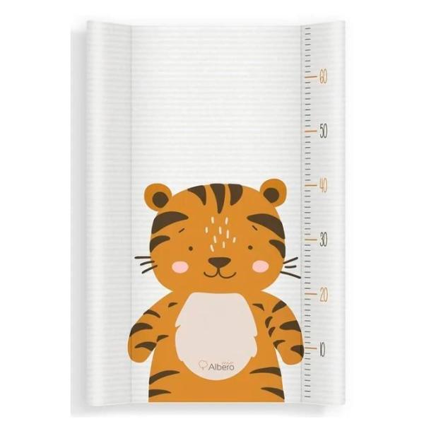 Пеленальный матрасик Albero Mio PT70 433 Little tiger Унисекс/ 0+/ Белый photo 1