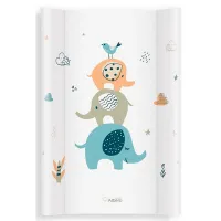 Пеленальный матрасик Albero Mio PT70 434 Elephants Унисекс/ 0+/ Белый