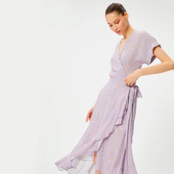 Rochie pentru femei Koton 4SAL80119IW XS/ Light purple photo 3 Rochie pentru femei Koton 4SAL80119IW XS/ Light purple photo 3