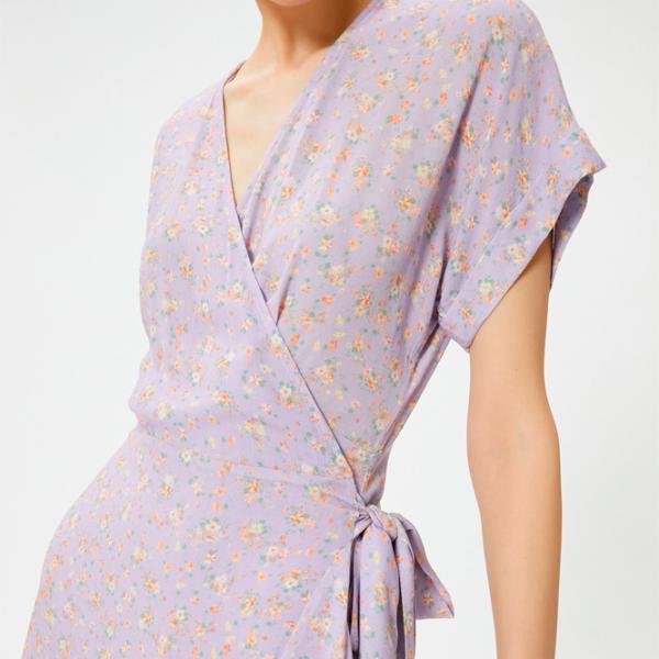 Rochie pentru femei Koton 4SAL80119IW XS/ Light purple photo 5 Rochie pentru femei Koton 4SAL80119IW XS/ Light purple photo 5