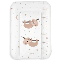 Saltea de înfăşat Albero Mio 432 Sloths Unisex/ 0+/ White