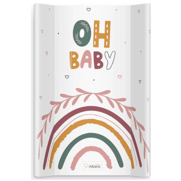 Пеленальный матрасик Albero Mio MM70 413 Oh Baby Унисекс/ 0+/ Белый photo 1