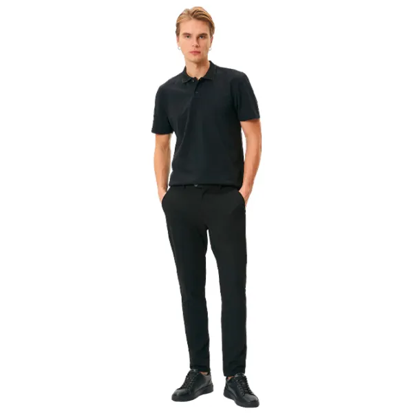 Tricou polo pentru bărbați Koton 4SAM10094MK999 Black photo 3