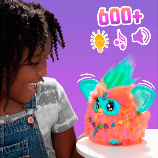 Jucărie interactivă Hasbro Furby F6744 F6744 6+/ Coral photo 9