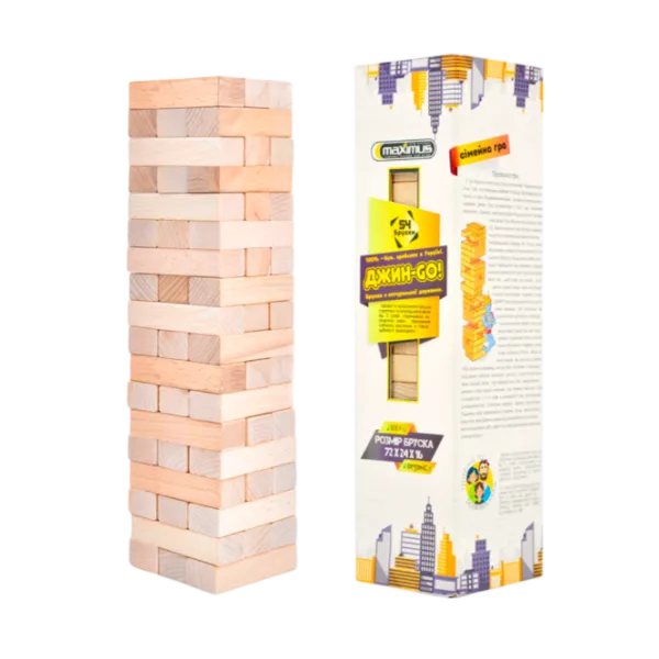 Joc de masă Maximus MX5253 3+/ Jenga , dexteritate photo 1