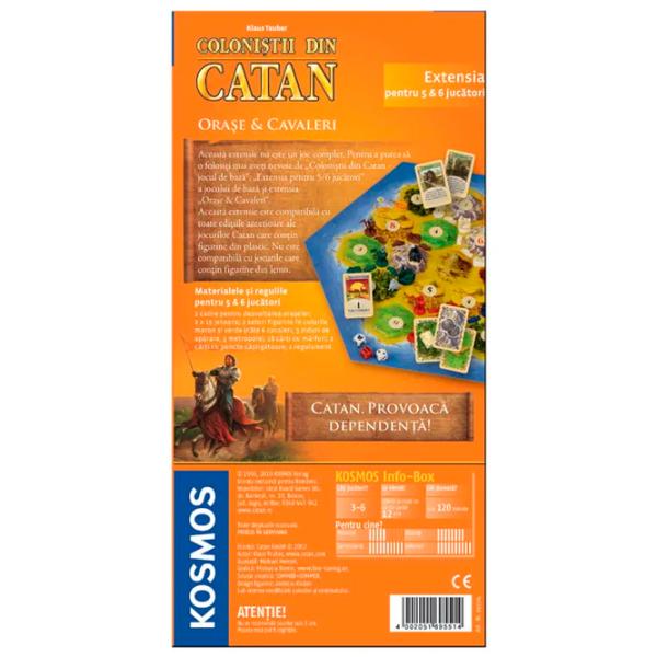 Настольная игра Cutia Catan - extensie Orase & Cavaleri 12+/ Развитие photo 2