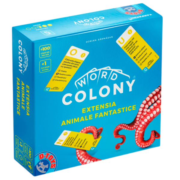 Настольная игра D-TOYS Word Colony - Extensie, Animale fantastice 10+/ Дополнительный набор photo 1