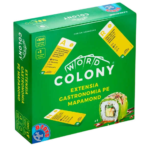 Настольная игра D-TOYS Colony - Extensie, Gastronomia lumii 10+/ Дополнительный набор photo 1 Настольная игра D-TOYS Colony - Extensie, Gastronomia lumii 10+/ Дополнительный набор photo 1