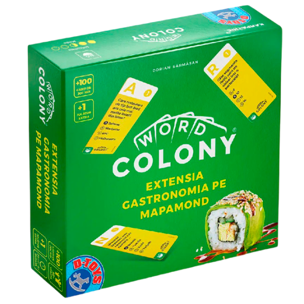 Настольная игра D-TOYS Colony - Extensie, Gastronomia lumii 10+/ Дополнительный набор photo 1 Настольная игра D-TOYS Colony - Extensie, Gastronomia lumii 10+/ Дополнительный набор photo 1