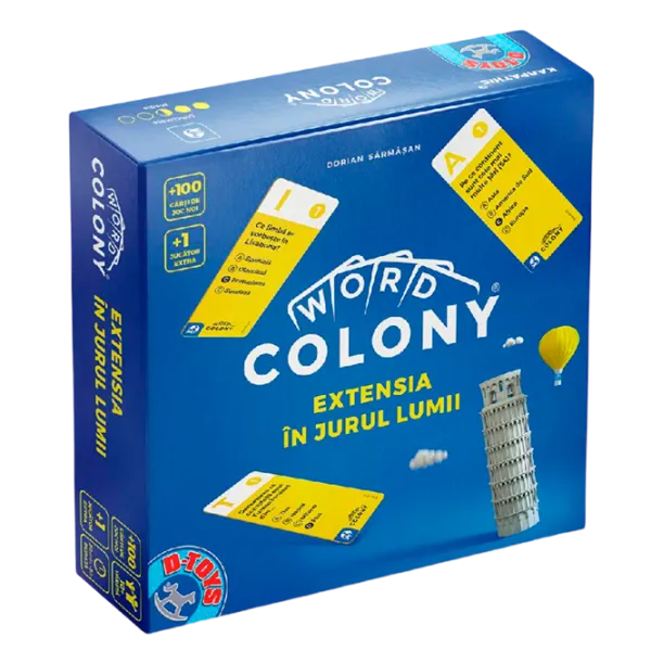 Настольная игра D-TOYS Word Colony - Extensie 10+/ Дополнительный набор photo 1 Настольная игра D-TOYS Word Colony - Extensie 10+/ Дополнительный набор photo 1