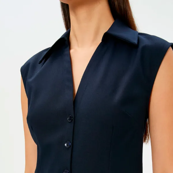 Rochie pentru femei Koton 4SAK80014UW XL/ Navy photo 5 Rochie pentru femei Koton 4SAK80014UW XL/ Navy photo 5