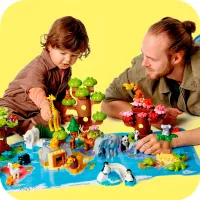 Constructor LEGO Wild Animals of the World Animale/ Multicolor photo 10