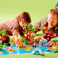 Constructor LEGO Wild Animals of the World Animale/ Multicolor photo 11