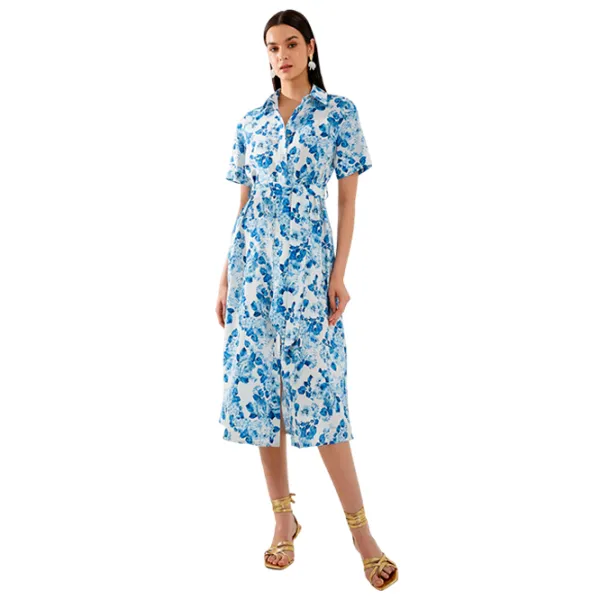 Rochie pentru femei Koton 4SAK80155UW XS/ Blue Design photo 1