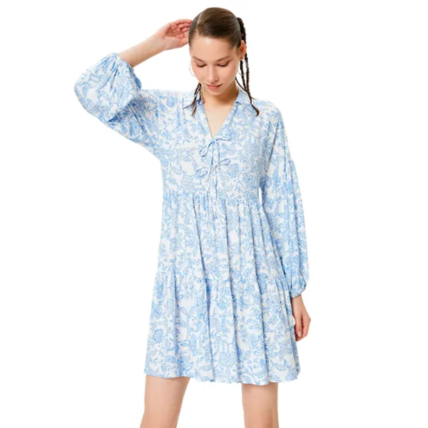 Rochie pentru femei Koton 4SAL80080IW M/ Blue Design photo 1