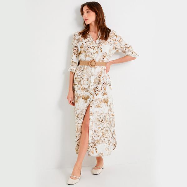 Rochie pentru femei Koton 4SAK80191UW S/ Brown Design photo 4