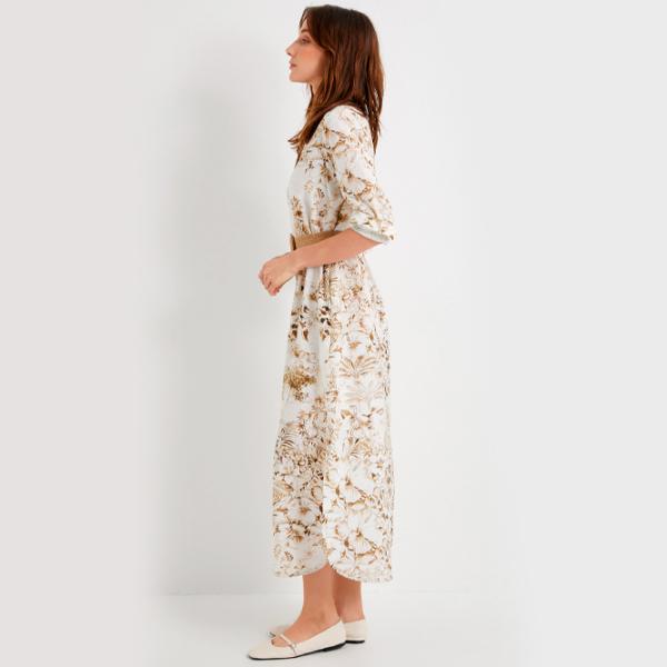 Rochie pentru femei Koton 4SAK80191UW 2XL/ Brown Design photo 3