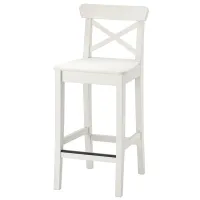 Барный стул Ikea Ingolf МДФ/ МДФ/ Белый