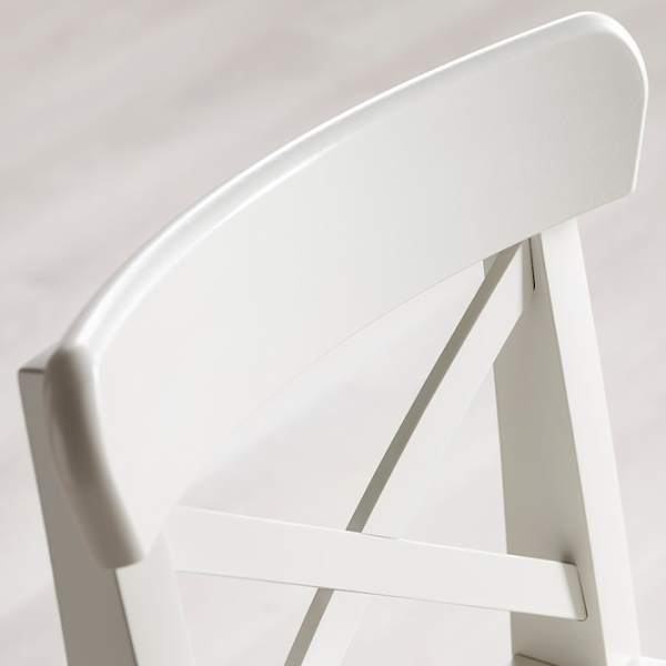 Scaun de bar Ikea Ingolf MDF/ MDF/ White photo 3