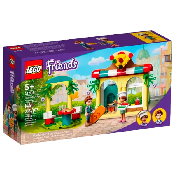 Constructor LEGO Heartlake City Pizzeria Figuri/ Multicolor photo 1