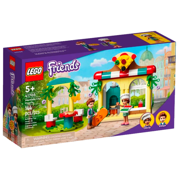 Constructor LEGO Heartlake City Pizzeria Figuri/ Multicolor photo 1