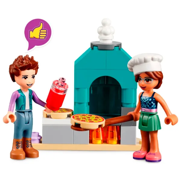 Constructor LEGO Heartlake City Pizzeria Figuri/ Multicolor photo 6