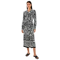 Rochie pentru femei Koton 4SAK80158UW 2XL/ Black Design