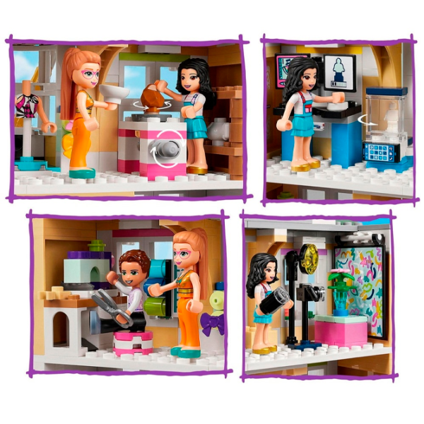 Constructor LEGO Emma's Art School Școală/ Multicolor photo 9