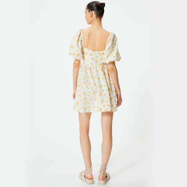 Платье для женщин Koton 4SAL80004IW M/ Бежевый photo 2 Платье для женщин Koton 4SAL80004IW M/ Бежевый photo 2