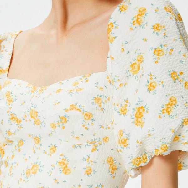 Платье для женщин Koton 4SAL80004IW M/ Бежевый photo 4 Платье для женщин Koton 4SAL80004IW M/ Бежевый photo 4