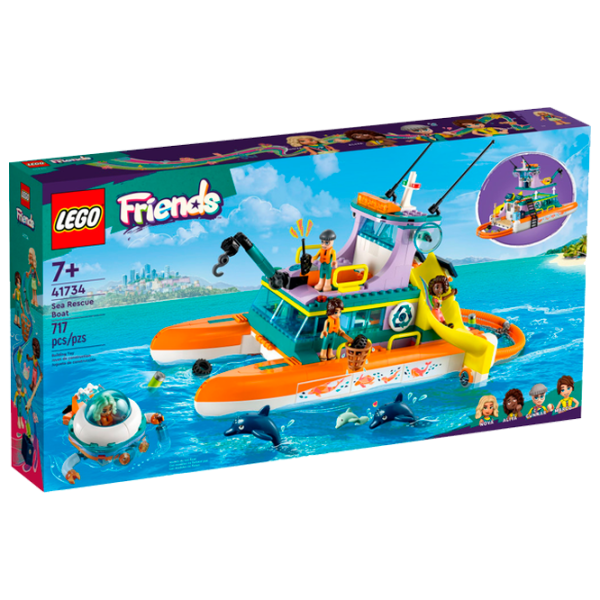 Constructor LEGO Sea Rescue Boat Barcă/ Multicolor photo 1
