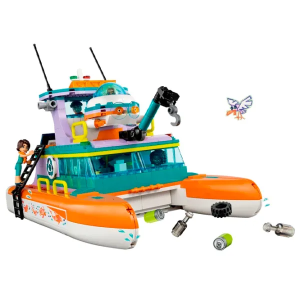 Constructor LEGO Sea Rescue Boat Barcă/ Multicolor photo 3
