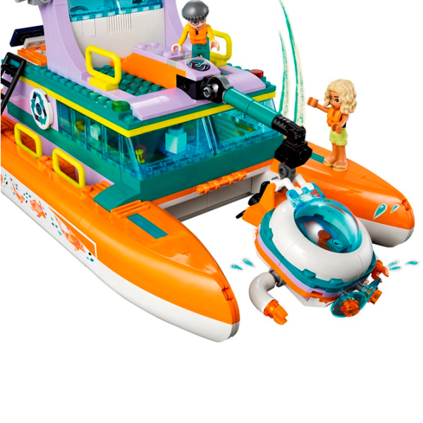 Constructor LEGO Sea Rescue Boat Barcă/ Multicolor photo 5