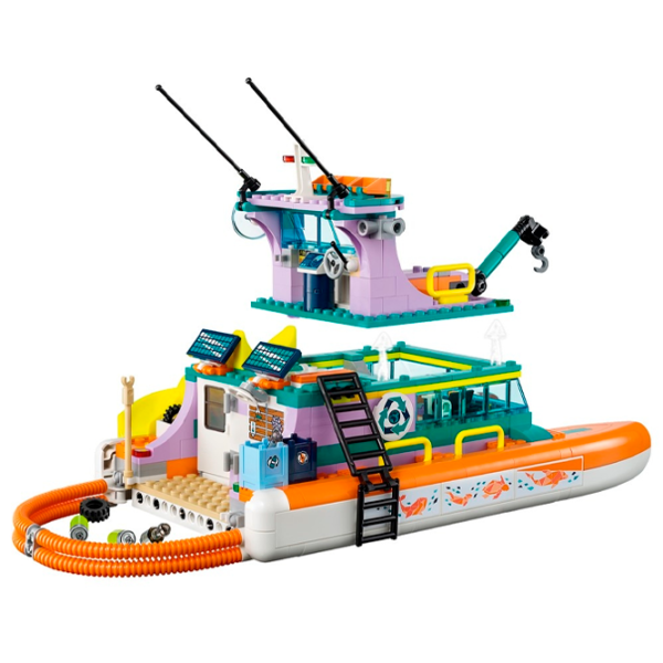 Constructor LEGO Sea Rescue Boat Barcă/ Multicolor photo 6