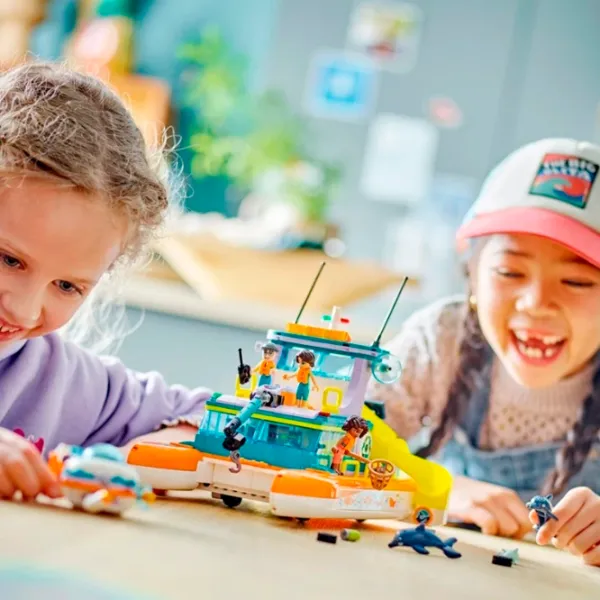 Constructor LEGO Sea Rescue Boat Barcă/ Multicolor photo 14