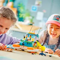 Constructor LEGO Sea Rescue Boat Barcă/ Multicolor photo 14