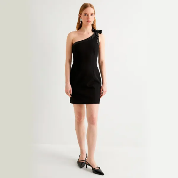 Rochie pentru femei Koton 4SAK80039FW L/ Black photo 4 Rochie pentru femei Koton 4SAK80039FW L/ Black photo 4