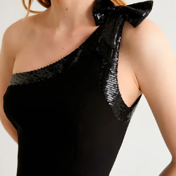 Rochie pentru femei Koton 4SAK80039FW L/ Black photo 5 Rochie pentru femei Koton 4SAK80039FW L/ Black photo 5