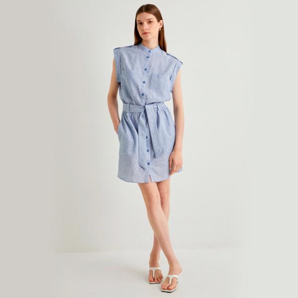 Rochie pentru femei Koton 4SAK80130PW M/ Blue photo 4 Rochie pentru femei Koton 4SAK80130PW M/ Blue photo 4